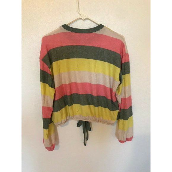 NEW Arizona Jeans Co. Colorful Striped Sweater Women's Size Small - Picture 6 of 6